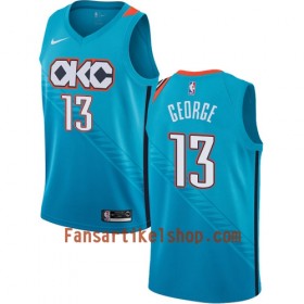 Oklahoma City Thunder Trikot Paul George 13 2018-19 Nike City Edition Blau Swingman - Herren